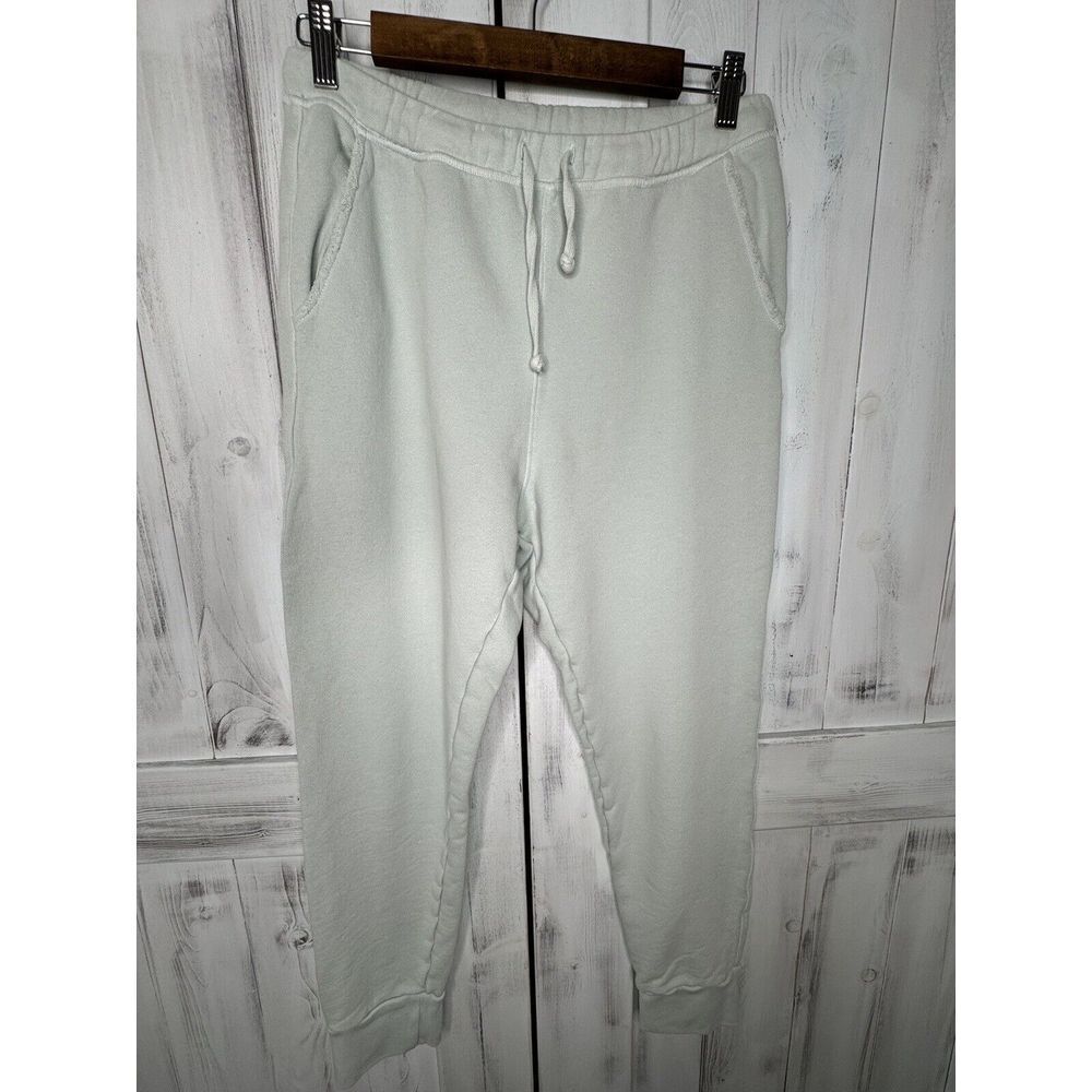 FRANK & EILEEN TEE LAB TRIPLE FLEECE DISTRESSED CUFFED SWEATPANTS SEAFOAM BLUE L